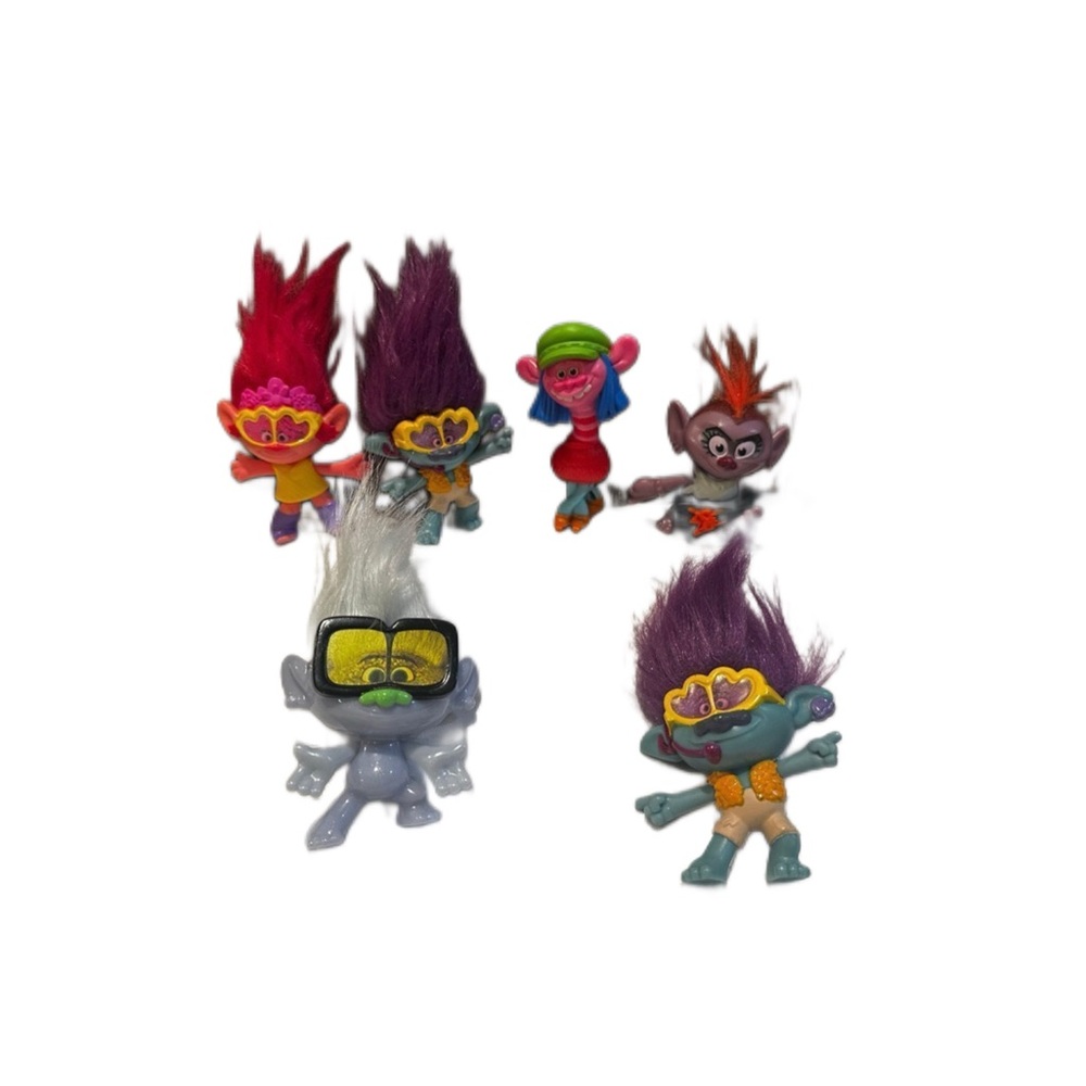 Colorful Trolls Kids Toy Set